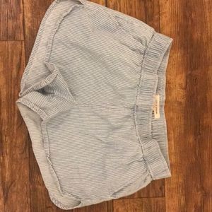 Blue and white Forever 21 shorts for sale!